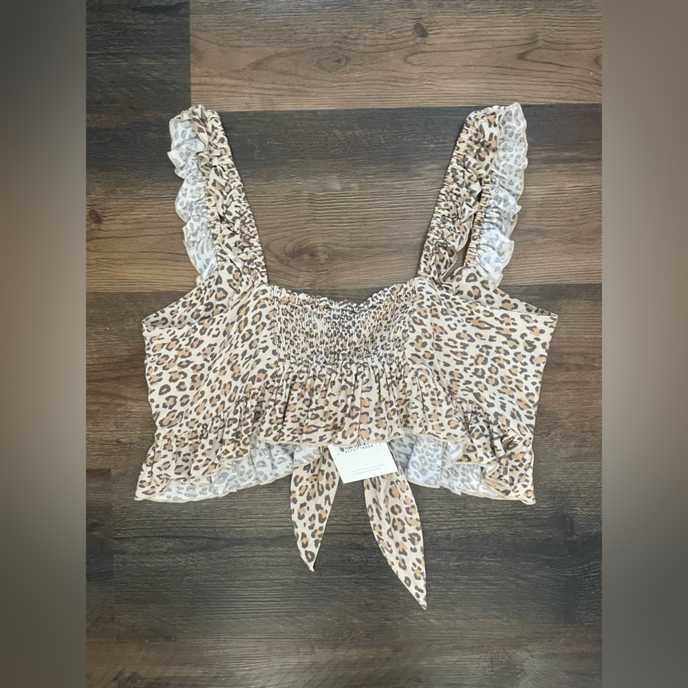 Spell & The Gypsy Collective Frankie Cheetah Crop Top - Picture 8 of 11